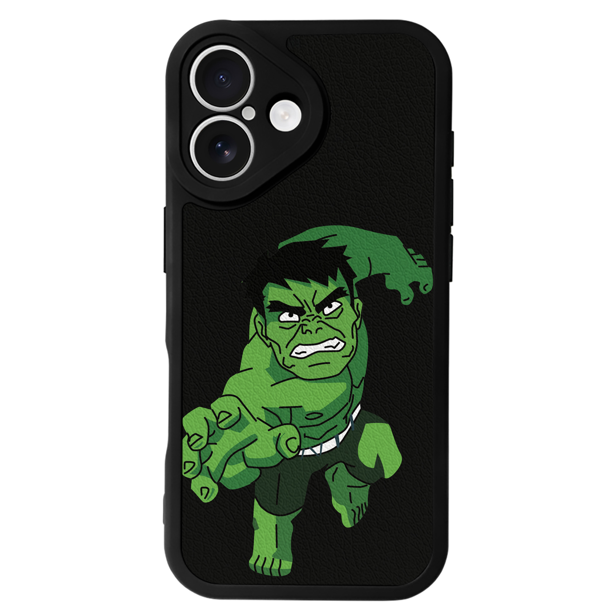 （画像用） アベンジャーズ The Avengers 【iPhone 16シリーズ対応】シリコンスマホケース（レザー調） 材質：シリコン
